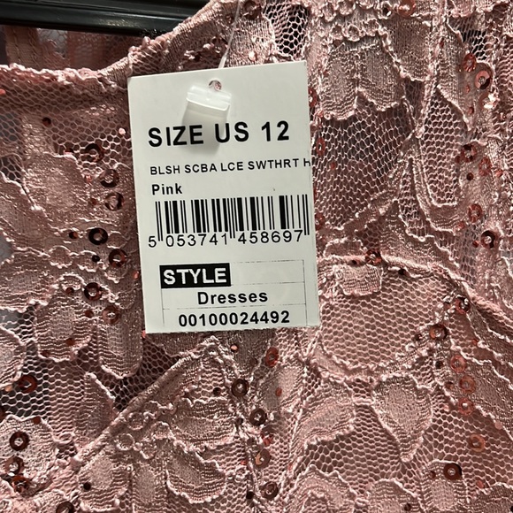 Brand New with Tags Quiz Blush Lace Sweetheart Neck - Picture 7 of 7